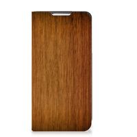 Samsung Galaxy S22 Book Wallet Case Donker Hout - thumbnail