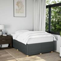 Bedframe zonder matras 120x190 cm stof donkergrijs