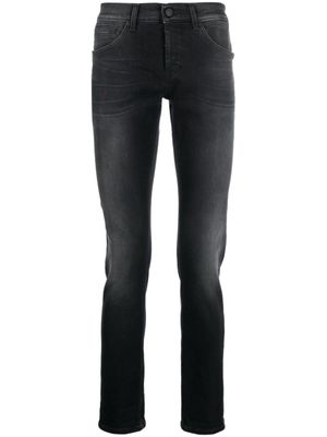 DONDUP jean à taille mi-haute - Noir