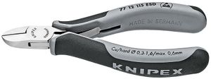 Knipex 77 12 115 ESD 77 12 115 ESD ESD Zijkniptang Met facet 115 mm