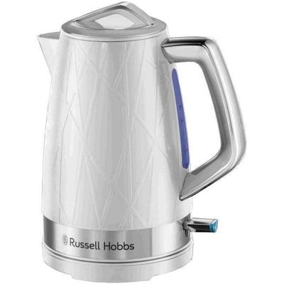 Russell Hobbs 28080-70 structuur 1.7L waterkoker, snel koken, minder energieverbruik, 360Â ° multidirectionele basis - wit