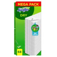 Swiffer Dry Mega Pack Magnetische Vloerdoekjes 68 Stuks Swiffer Dry Mega Pack Magnetische Vloerdoekjes 68 Stuks