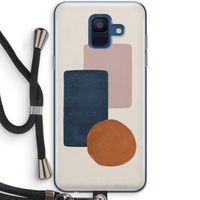 Geo #3: Samsung Galaxy A6 (2018) Transparant Hoesje met koord