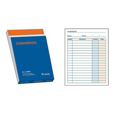 Chequeboekje voor obers DOHE 50088D 1/8 10 Onderdelen 100 Lakens