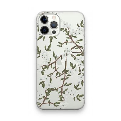 Blossoming spring: iPhone 12 Pro Max Transparant Hoesje