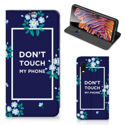 Samsung Xcover Pro Design Case Flowers Blue DTMP Samsung Xcover Pro Design Case Flowers Blue DTMP