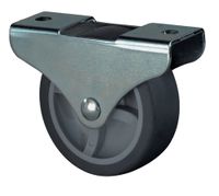 BS Rollen Kastwieltje | wiel-d. 50 mm draagvermogen 50 kg | materiaal wiel rubber | met schroefplaat | 1 stuk - E51.050 E51.050 BS Rollen Kastwieltje | wiel-d. 50 mm draagvermogen 50 kg | materiaal wiel rubber | met schroefplaat | 1 stuk - E51.050 E51.050
