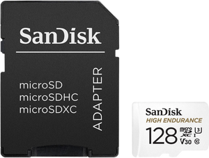 SanDisk High Endurance flashgeheugen 128 GB MicroSDXC UHS-I Klasse 10