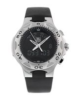 Horlogeband Tag Heuer CL111A / FT6002 Rubber Zwart 9mm - thumbnail