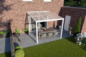 Tijdelijk 15% korting | Verasol Greenline aluminium veranda 300x350 cm polycarbonaatdak Aluminium Verasol