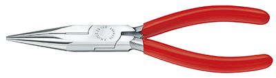 Knipex Platspitse tang met zijsnijder verchroomd 125 mm - 2503125