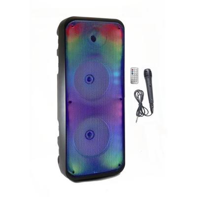 Verlichte Karaokeluidspreker - INOVALLEY - KA25-FIRE - Bluetooth V5.0 - 64 cm - 850 W - Zwart