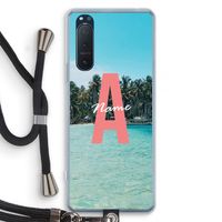 Pacific Dream: Sony Xperia 5 II Transparant Hoesje met koord