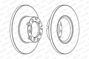 Ferodo Remschijf FCR116A