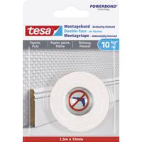 tesa WALLPAPER 77742-00000-00 Montagetape tesa Powerbond Wit (l x b) 1.5 m x 19 mm 1 stuk(s)