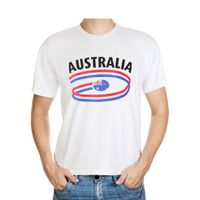 Australie t-shirt met vlaggen print 2XL  -