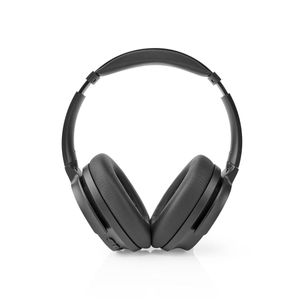 Nedis HPBT3261BK hoofdtelefoon/headset Hoofdtelefoons Bedraad en draadloos Hoofdband Oproepen/muziek USB Type-C Bluetooth Zwart