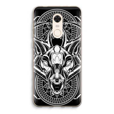 Oh Deer: Xiaomi Redmi 5 Transparant Hoesje