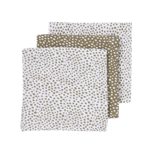 Hydrofiele Luiers 3-pack Cheetah - Taupe - 70x70cm