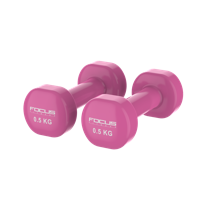 Vinyl Dumbbells - Focus Fitness - 2 x 0,5 kg - thumbnail