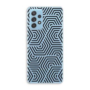 Magic pattern: Samsung Galaxy A73 Transparant Hoesje