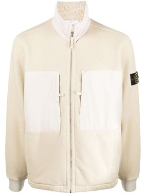 Stone Island veste doublée en polaire à patch Compass - Tons neutres