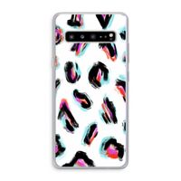 Cheetah color: Samsung Galaxy S10 5G Transparant Hoesje
