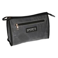 Traveller Toilettas sports classic military grijs/blauw 30cm x 24cm