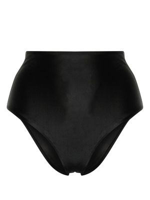 Raquel Diniz bas de bikini à taille haute - Noir