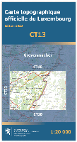 Wandelkaart CT13 CT LUX Grevenmacher | Topografische dienst Luxemburg