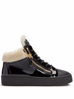Giuseppe Zanotti baskets mi-montantes Kriss en cuir - Noir