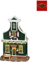 Zaanse schans facade 3 battery operated l15xb8xh23cm - Luville