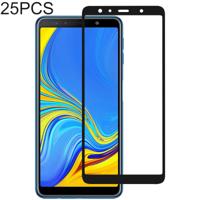 25 stuks volledige lijm volledige cover Screen Protector gehard glas film voor Galaxy A7 (2018)