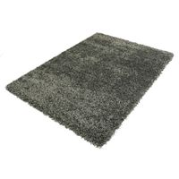 Hoogpolig vloerkleed shaggy Plus 959 5cm hoogte - grijs gemêleerd 200 x 290 cm