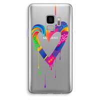 Melts My Heart: Samsung Galaxy S9 Transparant Hoesje - thumbnail