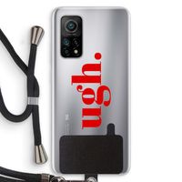 Ugh: Xiaomi Mi 10T 5G Transparant Hoesje met koord