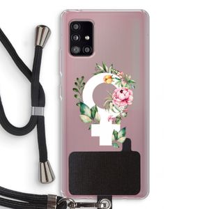 Venus: Samsung Galaxy A51 5G Transparant Hoesje met koord