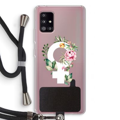 Venus: Samsung Galaxy A51 5G Transparant Hoesje met koord