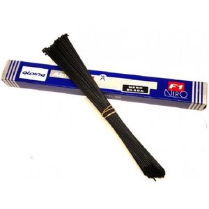 Alpina spaak zwart rvs 13g/320mm/ø2.33mm voor spaakmachine p/1440