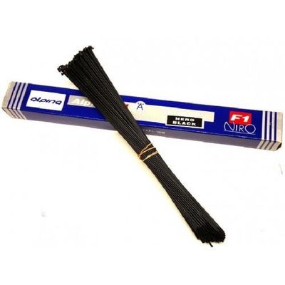 Alpina spaak zwart rvs 13g/320mm/ø2.33mm voor spaakmachine p/1440