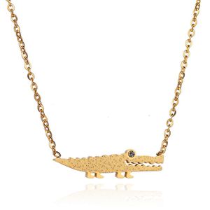 Cilla Jewels dames ketting Edelstaal Alligator Goudkleurig