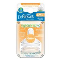 Dr Brown&apos;s Options+ speen fase 3 brede halsfles
