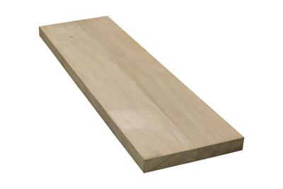 Eiken traptreden Foutvrij 38x300x1200 mm