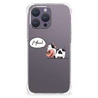 iPhone 15 Pro Max Stevig Bumper Hoesje Cow - thumbnail