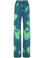 Philipp Plein jean Palace à motif tie dye - Bleu