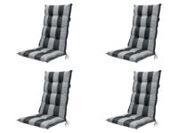 Kussen hoog ca. 123x50 cm Alice grey (4 stuks) Madison - Madison