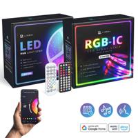 Lideka Slimme RGBIC LED Strip 10 Meter + RGB strip 5m - thumbnail
