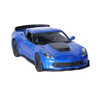 Speelgoed Chevrolet auto - blauw - die-cast metaal - 11 cm - Model Corvette   -