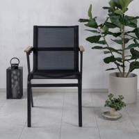 Nohr Tuinstoel 'Constantina' kleur Zwart