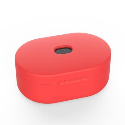 Siliconen Oplaaddoos beschermende case voor Xiaomi Redmi AirDots (rood)